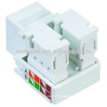 HOT SLAE dual IDC utp cat 5e/Cat6 keystone jacks